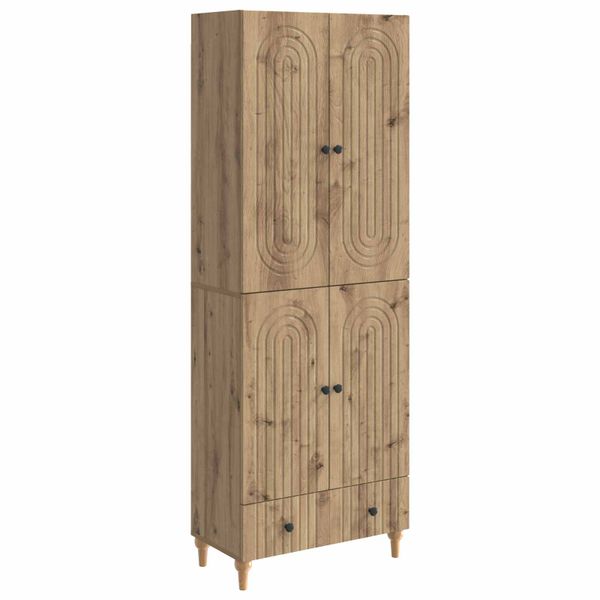 vidaXL Sada skríň 2 pcs 66 x 34,5 x 95 cm Kompozitné drevo