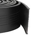 vidaXL Tesnenie garážových dverí Čierna 70 x 6 mm 4,5 m PVC