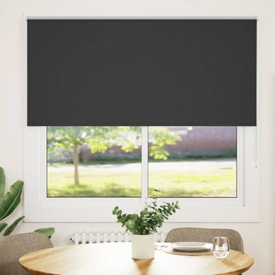 vidaXL roleta Blackout Black 155x175 cm Šírka látky 151,6 cm Polyester