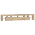 vidaXL TV skrinka s LED svetlami dub sonoma 230 x 36,5 x 40 cm