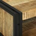 vidaXL Konferenčný stolík Hnedá 90 x 50 x 38 cm Masívne mango drevo