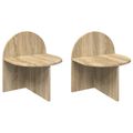 vidaXL Nočný stolík 2 ks Dub sonoma 40 x 35,5 x 45,5 cm