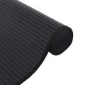 vidaXL Koberec obdĺžnikový čierny 70x200 cm bambus