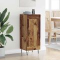 vidaXL Servírovacia skriňa Staré drevo 34,5 x 34 x 90 cm