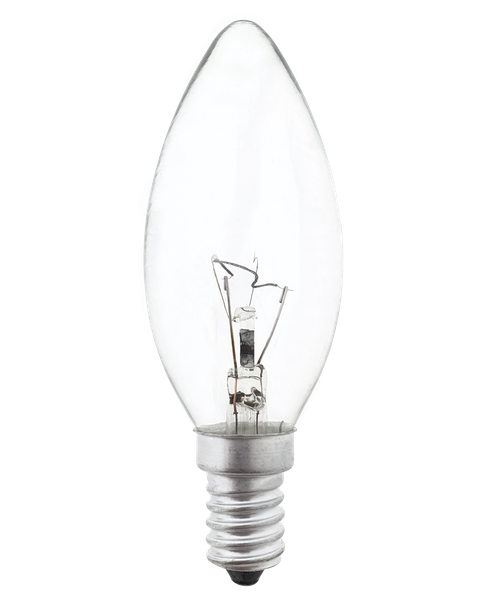 Špeciálna žiarovka Trixline C35, 60W E14 540lm teplá biela