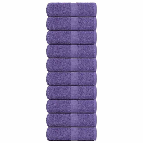 vidaXL Utierky na umývanie FROGN 10 ks fialové 30x30 cm 360 g/m²
