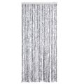 vidaXL Záves proti hmyzu, biely a sivý 90x220 cm, ženilka