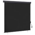 vidaXL Vonkajšia zatemňovacia roleta 160x250 cm antracitová