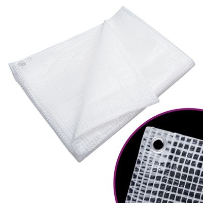 vidaXL Celta Leno 140 g/m² 8x8 m biela