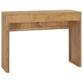 vidaXL Konzolový stolík 100x35x75 cm teakový masív