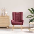vidaXL kreslo Víno červené 63 x 67 x 94 cm Tkanina a preglejka