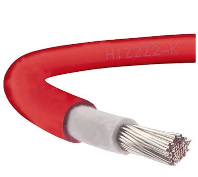 Solárny kábel FVE H1Z2Z2-K 4mm2, červený 15m, 1500V Solární kabel FVE H1Z2Z2-K 4mm2, červený 15m, 1500V