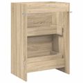 vidaXL Skriňa pod umývadlo do kúpeľne Dub sonoma 56 x 37,5 x 81 cm