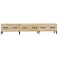 vidaXL TV skrinka vo farbe dubu sonoma 150x34,5x30 cm spracované drevo