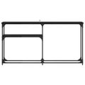 vidaXL Konferenčnýstolík Čierny dub 146 x 22.5 x 75 cm