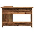 vidaXL Rohový stôl staré drevo 120x140x75 cm kompozitné drevo