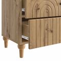 vidaXL Nočný stolík Dub artisan 62 x 34,5 x 48 cm Kompozitné drevo