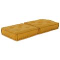 vidaXL Modulárna pohovka, žltá 70x70x36, látková