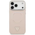 Puzdro Guess Case Triangle Logo Magsafe pre iPhone 17 Pro Max ružové