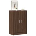 vidaXL Botník hnedý dub 60x35x92 cm spracované drevo