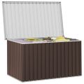 vidaXL Záhradný úložný box hnedý 171x99x93 cm