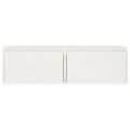 vidaXL Nástenné skrinky 2 ks biele 60x30x35cm masívne borovicové drevo