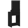vidaXL Toaletný stolík Čierny dub 50 x 41 x 135 cm Kompozitné drevo