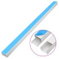 vidaXL Káblový rozvod samolepiaci 100x40 mm 30 m PVC