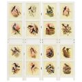 vidaXL Romdivider Panel Biela 141,5 x 165 cm MDF