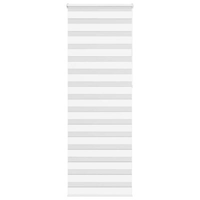 vidaXL Zebra roleta biela 70x230 cm šírka látky 65,9 cm polyester