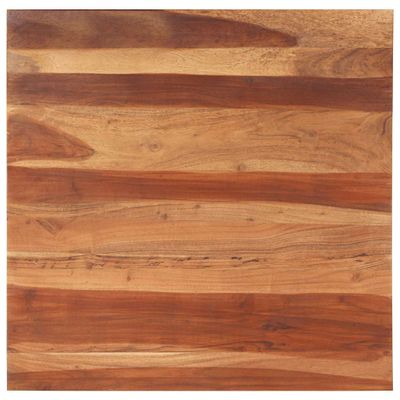 vidaXL Stolová doska, akáciový masív 25-27 mm, 80x80 cm
