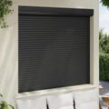 vidaXL Rolety Antracit 160 x 150 cm Hliník a polyuretán