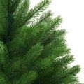 vidaXL Vianočný stromček s 150 LED-i so stojanom Zelená 120 cm PE