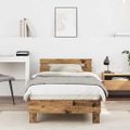 vidaXL Rám postele Staré drevo 203 x 95 x 70 cm Kompozitné drevo