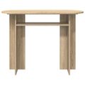 vidaXL Konzolový stôl Dub sonoma 100 x 39,5 x 75 cm Kompozitné drevo