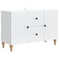 vidaXL TV skrinka so zásuvkou Biela 89 x 34,5 x 60 cm Kompozitné drevo
