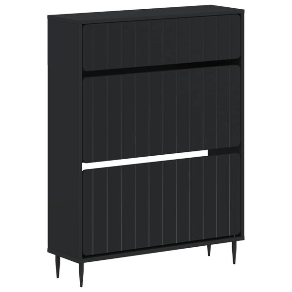 vidaXL Skriňa na topánky ZWOLLE 78 x 24 x 103 cm Kompozitné drevo