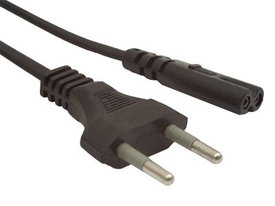 GEMBIRD napájací kábel pre NTB 2pin C8, 1,8m