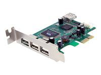 PCIe USB 2.0 Card - PCI-E USB 2.0 Card (PEXUSB4DP) - USB adaptér - PCI Express x1 nízky profil - USB, USB 2.0 - 4 porty - pre P/N: ST4200MINI2