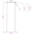 vidaXL Roleta Sivá 110 x 220 cm Bambus
