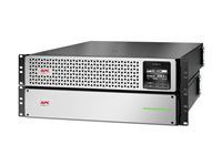 UPS (na montáž do regálu) (vysoká hustota) - AC 220/230 V - 900 watt - 1000 VA - lítiovo-iónová - RS-232, USB, Ethernet - výstupné konektory: 8 - 4U - 1.83 m kábel - čierna so strieborným predným rámom