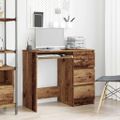 vidaXL Stôl Old Wood 90x45x76 cm Engineered Wood