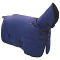 vidaXL Plášť pre kone Námornícka modrá 105 cm Polyester