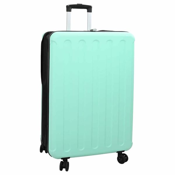 vidaXL Kufor so zámkom Mätovo zelená 50 x 30 x 76 cm ABS plast