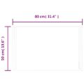vidaXL LED kúpeľňové zrkadlo 80x50 cm