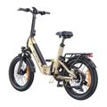 Elektrický bicykel ENGWE L20 3.0 BOOST 250 W s 16-palcovými kolesami (zlatý)