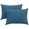 vidaXL Vankúše na pohovku 2 pcs Modrá 70 x 50 cm Kordúrová tkanina