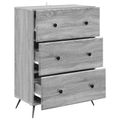 vidaXL Zásuvkový kabinet 66 x 34,5 x 90 cm Kompozitné drevo