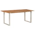vidaXL Jedálenský stôl 180x90x76 cm masívne akáciové drevo