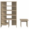 vidaXL Skriňa na topánky 2 ks 62 x 35 x 100 cm Kompozitné drevo